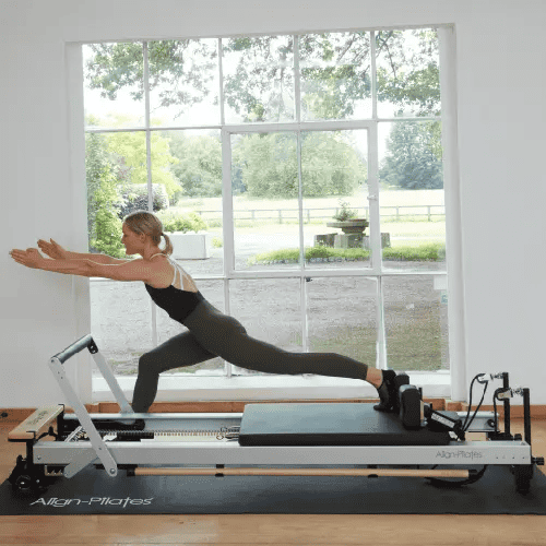 thumbnail image 2 of Align-Pilates – C8-S Pro Pilates Reformer | Commercial-Grade | Smooth & Quiet | Space-Saving Design | Max Weight 330lbs | Suitable Users 4'10 – 6'4" | Measures 96 (L) X 26 (W 2 of 14