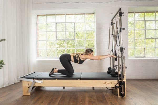 M8-Pro Pilates Reformer with Pro Sitting Box