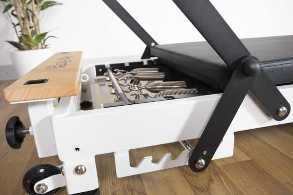 R8-Pro Pilates Reformer - White